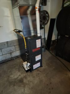 basement furnace installed professionally